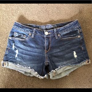 denim shorts